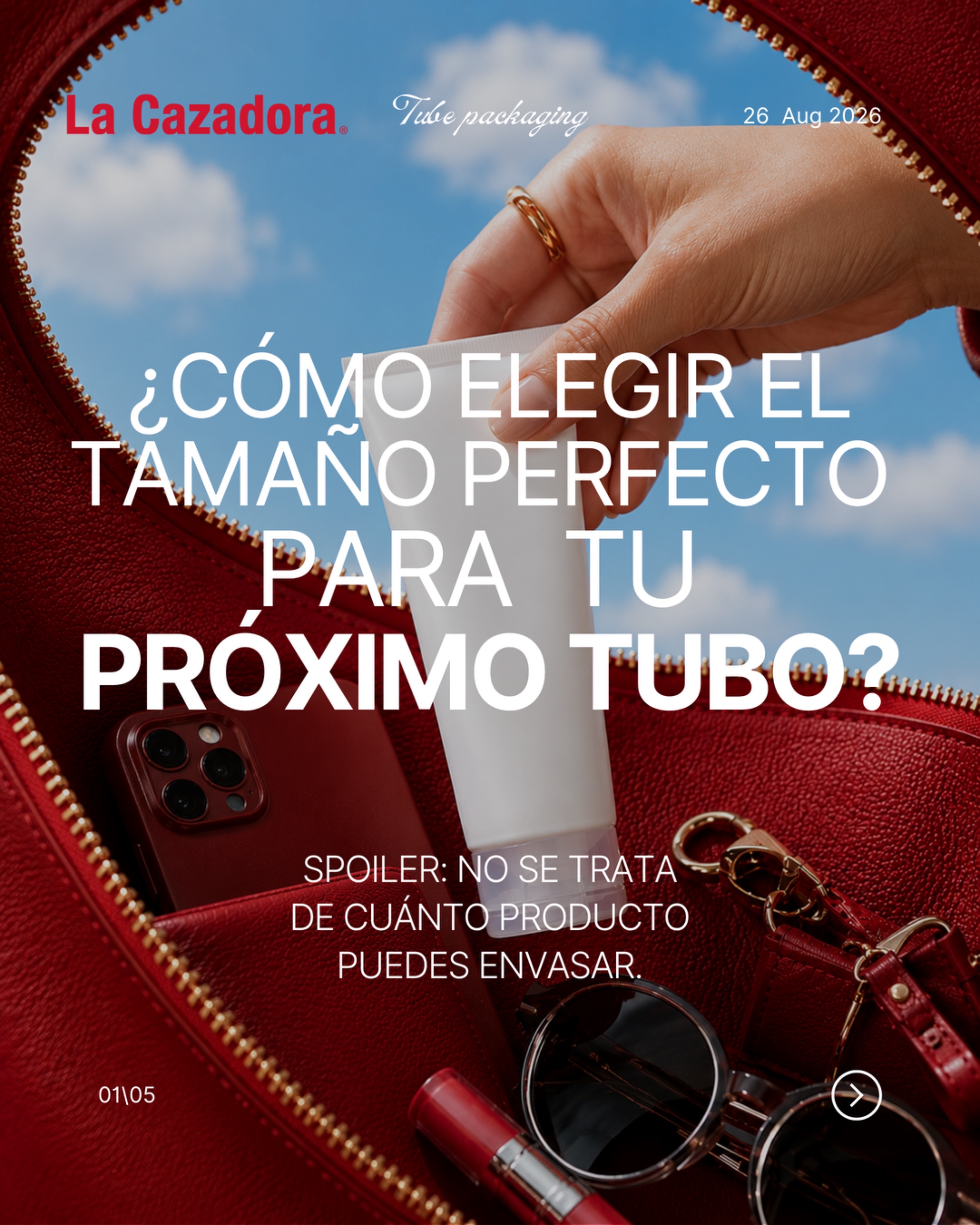 ¿Cómo elegir el tamaño perfecto para tu próximo tubo?